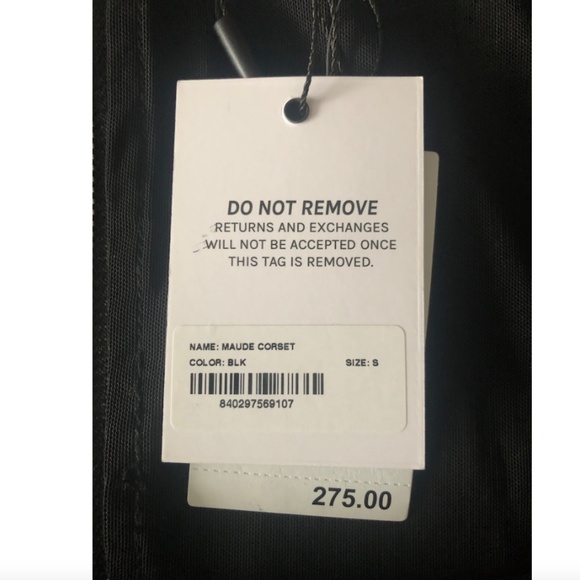 Maude Atlas Mesh Corset Top Miaou - Picture 14 of 14